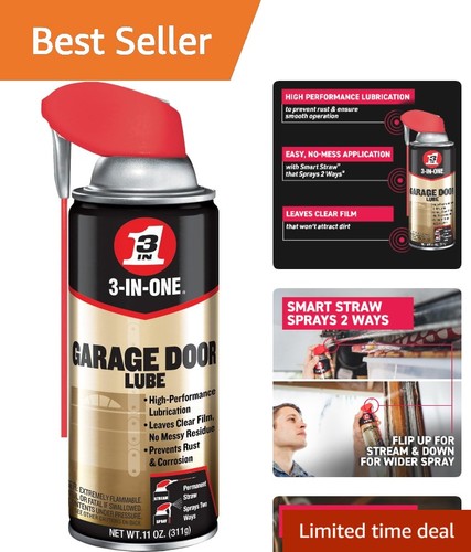 Garage door lubricant spray - door,