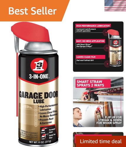 Advanced garage door lubricant - door,