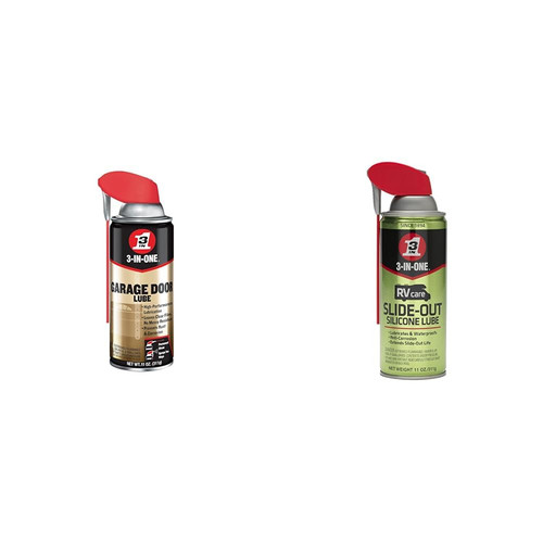 Garage door lubricant with - door,