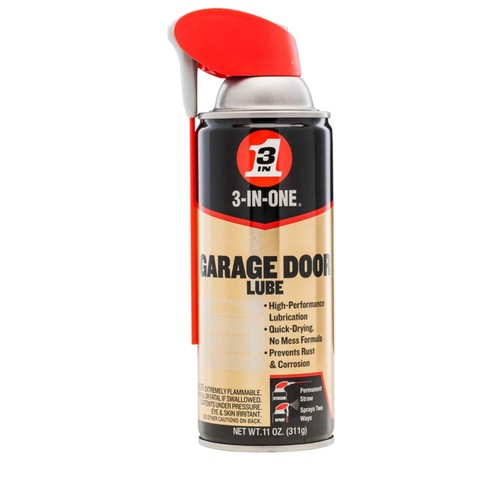 Garage door lubricant with - door,