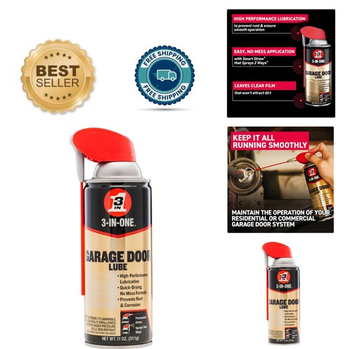 One garage door lubricant - 3-in-one,