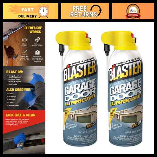 Garage door lubricant spray - garage,
