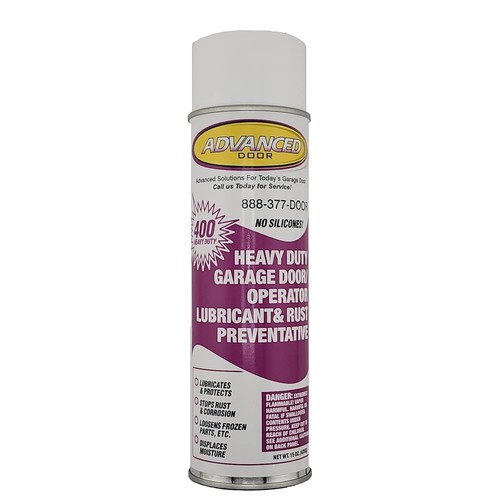 Garage door lube - door, and