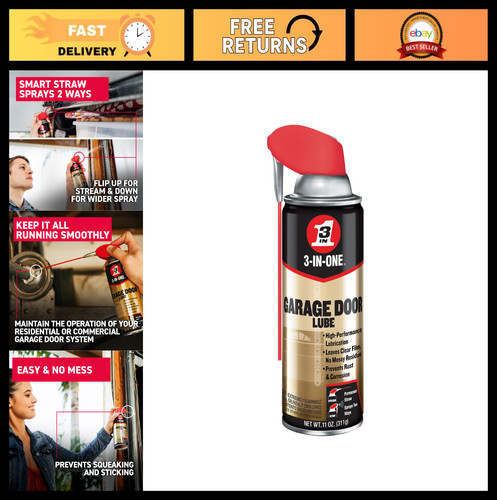 Garage door lubricant - door,