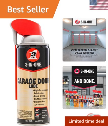 Garage door lubricant with - lubricant,