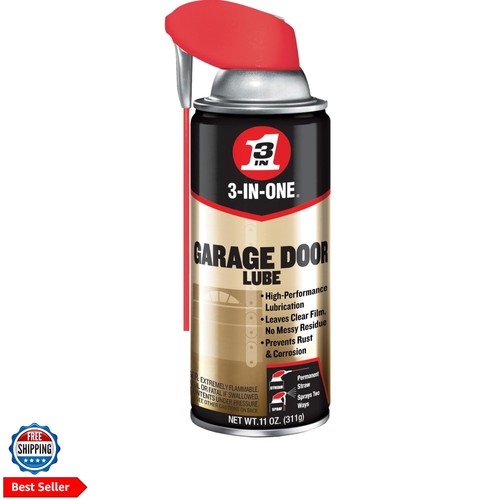 Garage door lubricant with - door,