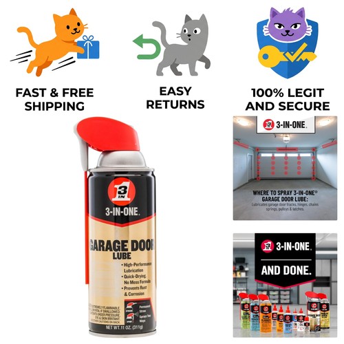 Pack garage door - 6-pack, lubricant