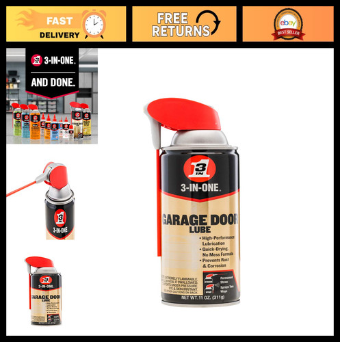 Garage door lubricant - garage, 11