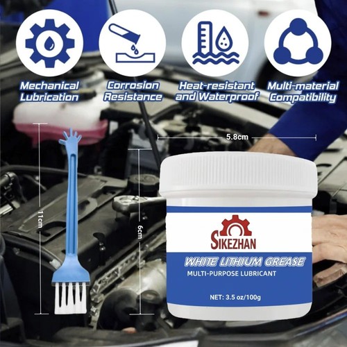 White lithium grease with - white,